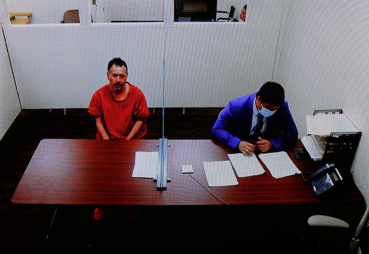 Jose Jara-Delacruz made his first appearance in Franklin County Superior Court via a video link in December 2022.