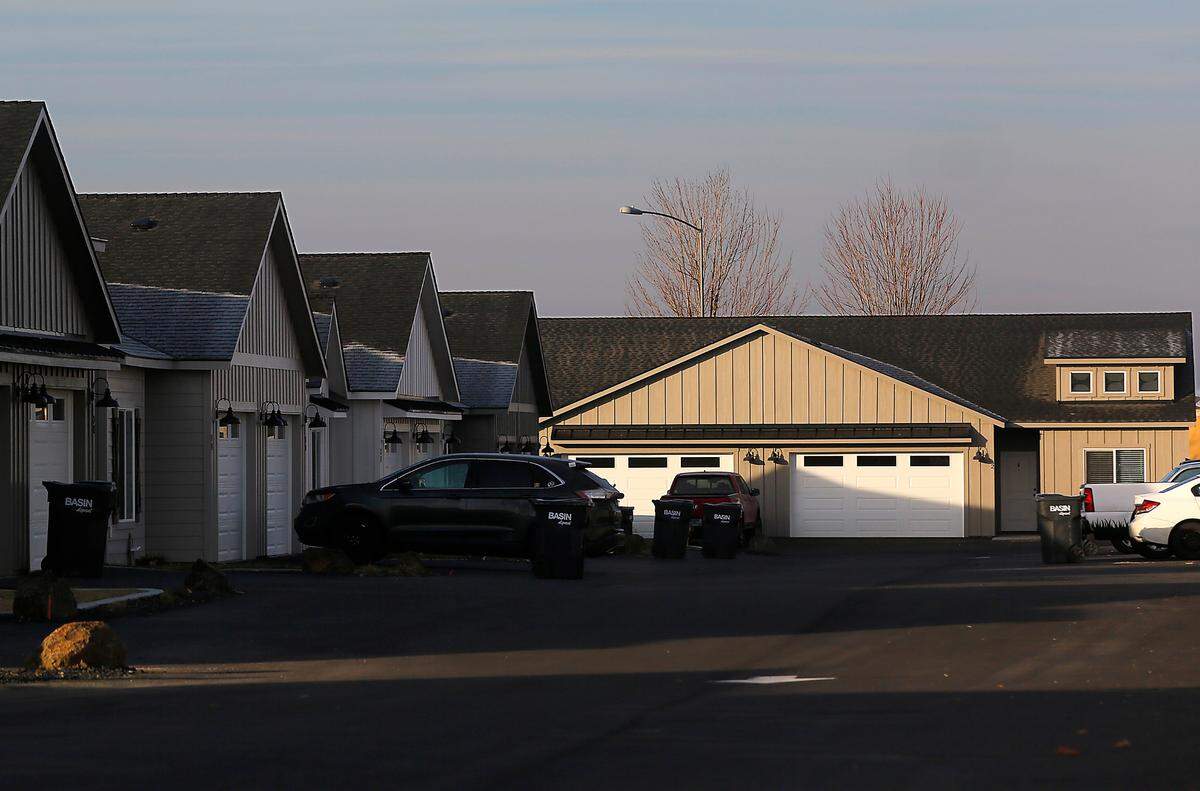 Some of the units already are occupied at the partially completed 84-unit duplex project by Big Sky Developers called Sandy Flats in Pasco.