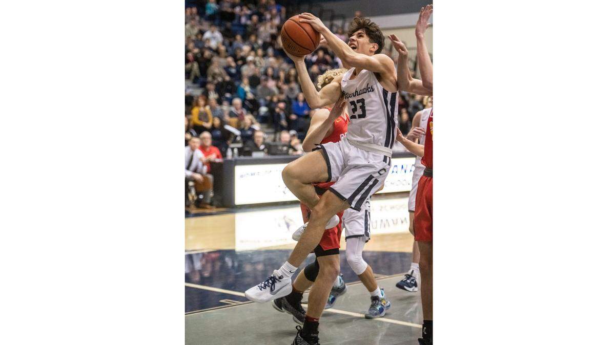 Chiawana’s Jayden Martinez goes for a layup against Kamiakin in a recent game