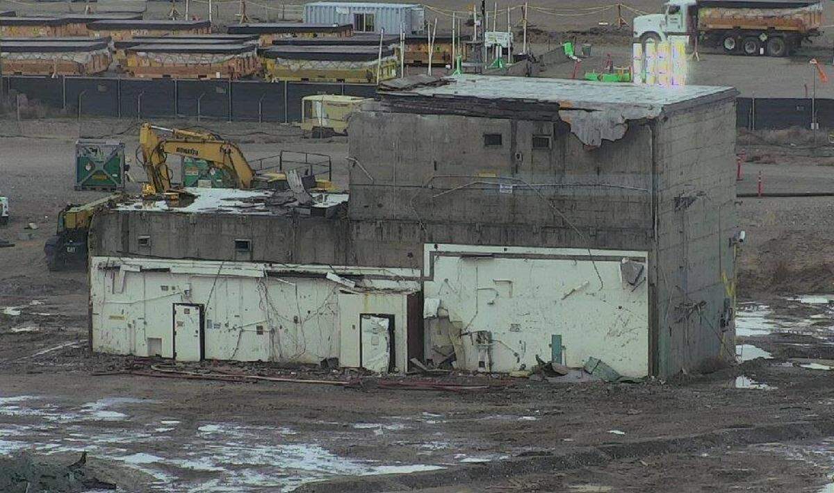 Demolition will resume at the Plutonium Finishing Plant at the Hanford nuclear reservation with one of the vaults used to store plutonium during the Cold War.