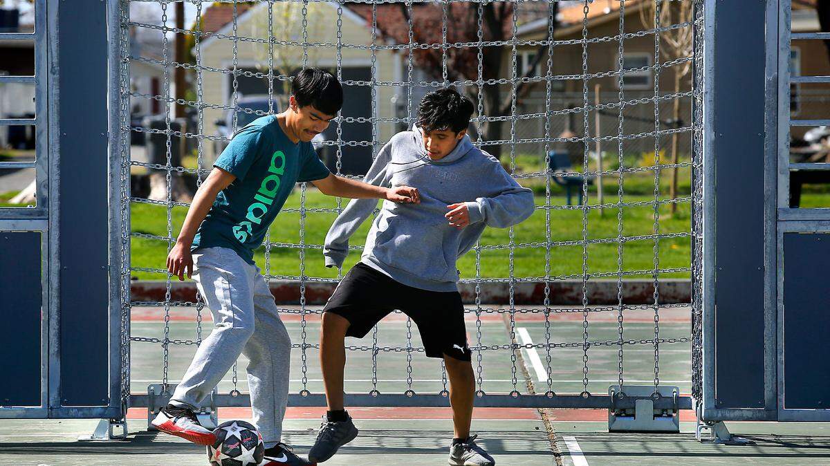 The charitable arm of the Seattle Sounders has given Pasco thousands of dollars to add two futsal courts ahead of the FIFA World Cup coming to the U.S. They will be similar to this mini-pitch soccer court at Sylvester Park built in 2022.
