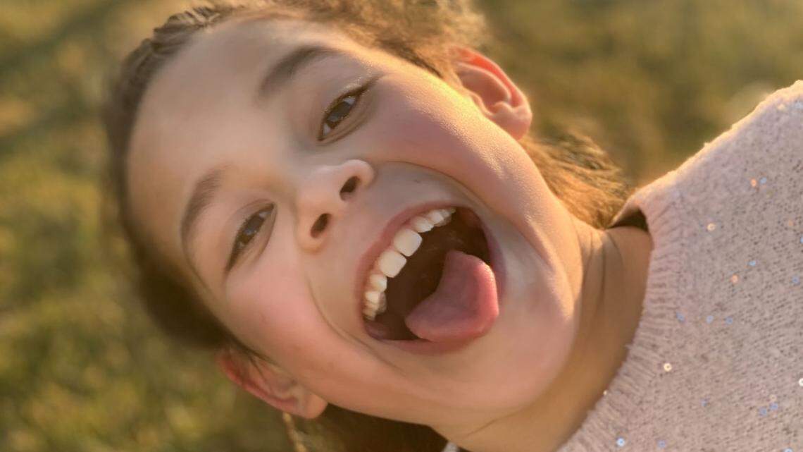 A photo of Trinity Enriquez, 11, of Richland, shows her goofy side. The Chief Joseph Middle School student was hit by a pickup truck while crossing Spengler Street last October.