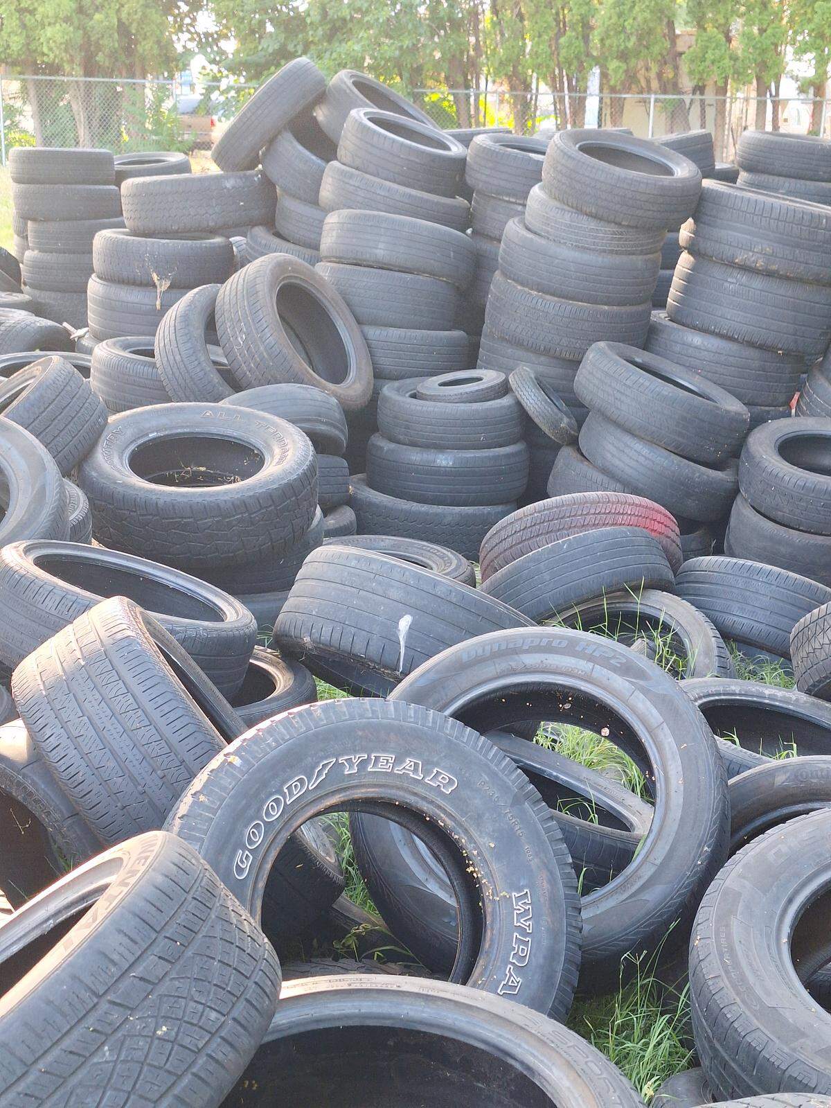 A massive pile of tires is worrying neighbors near Columbia Park in Kennewick.