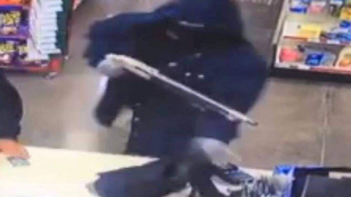 Pasco police say Enrique Banda-Garcia walked into the Xpress Mart about 9:20 p.m. July 8 with a pistol-grip shotgun and robbed the store of about $600 in cash and 30 packs of Marlboro cigarettes.