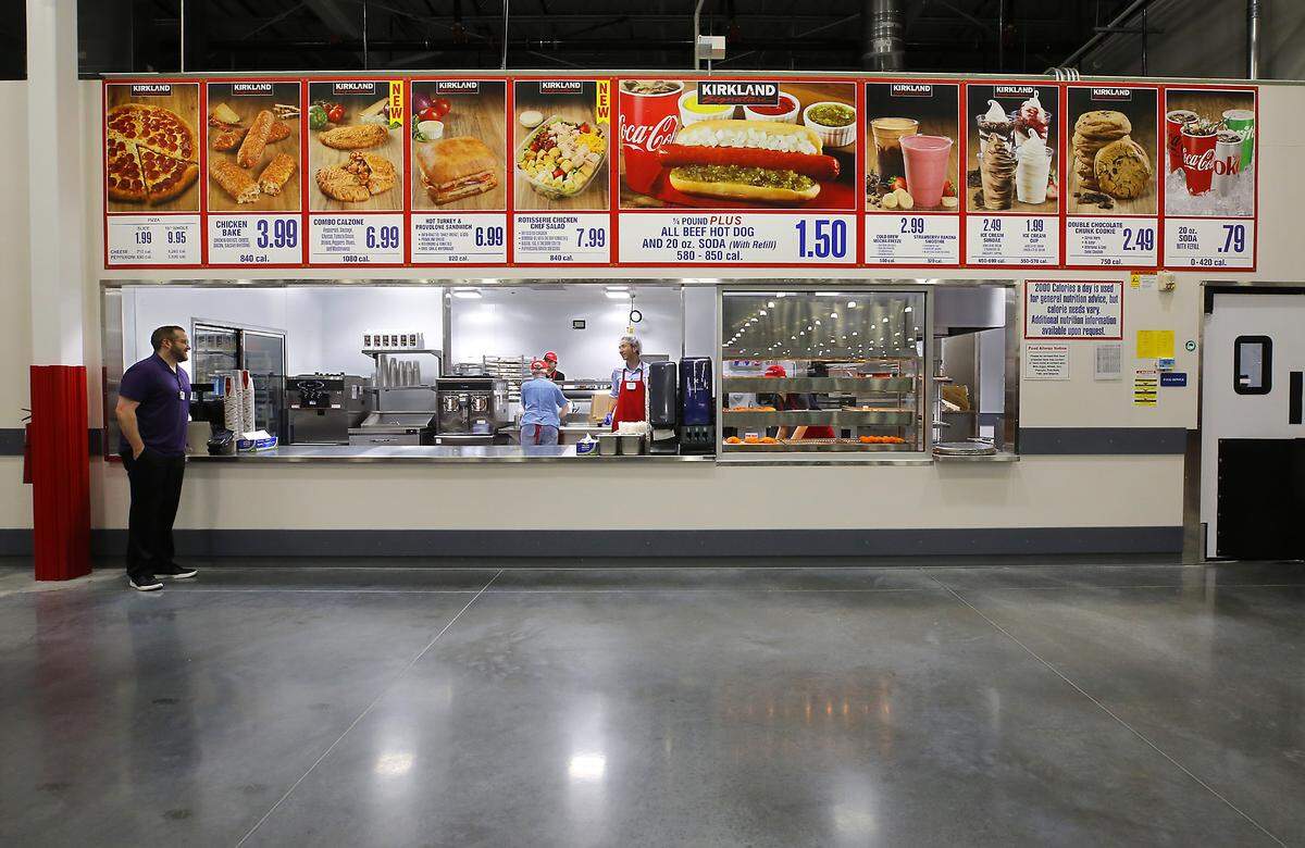 The food court area in the new Costco Wholesale store at 3125 Queensgate Dr. in Richland on opening day.