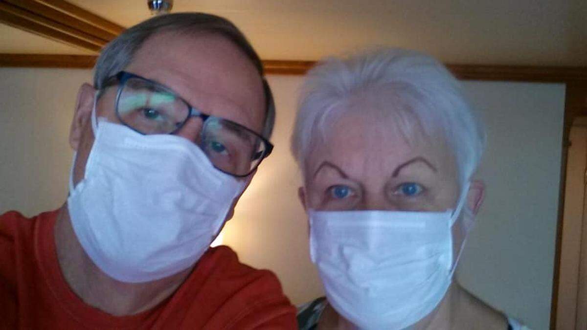 Tim and Gail Howe of Richland who were quarantined on the Diamond Princess cruise ship in Japan, have been flown back to the United States.
