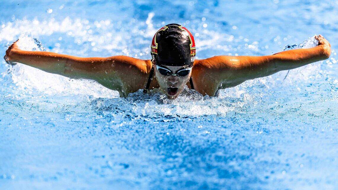 Hanford leads local teams at 42-school Mid-Columbia Girls Swim Invite