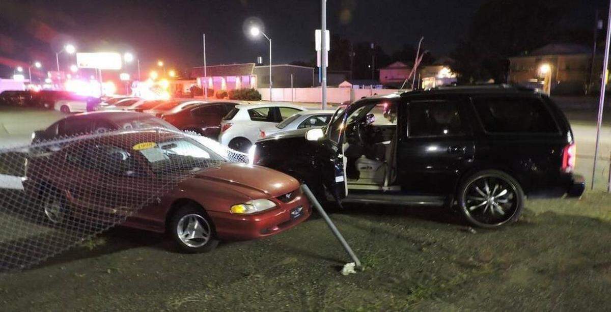 Jorge Rodriguez was driving the Cadillac Escalade on Lewis Street late on July 4, 2017, when he was shot in the face. Prosecutors allege Pedro Cadenas got into the Cadillac at some point and pulled the trigger, then tried to steal the crashed SUV.