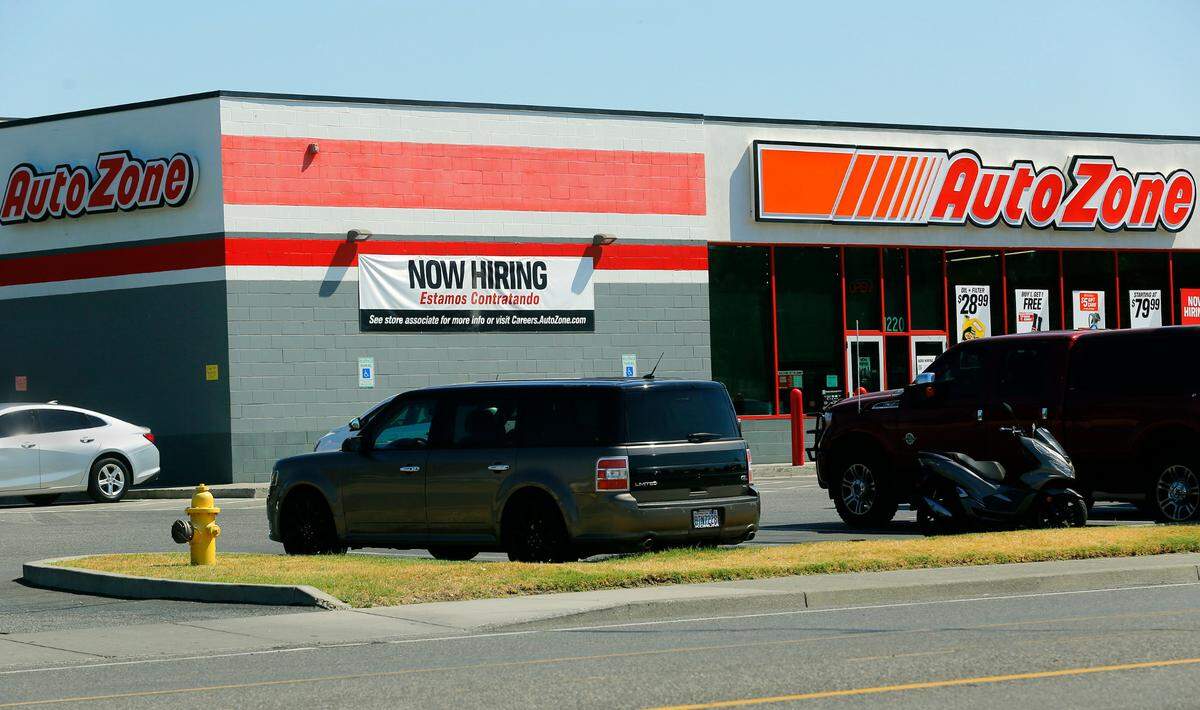 The AutoZone parts store on West Fourth Avenue in Kennewick is preparing to expand its warehouse space.
