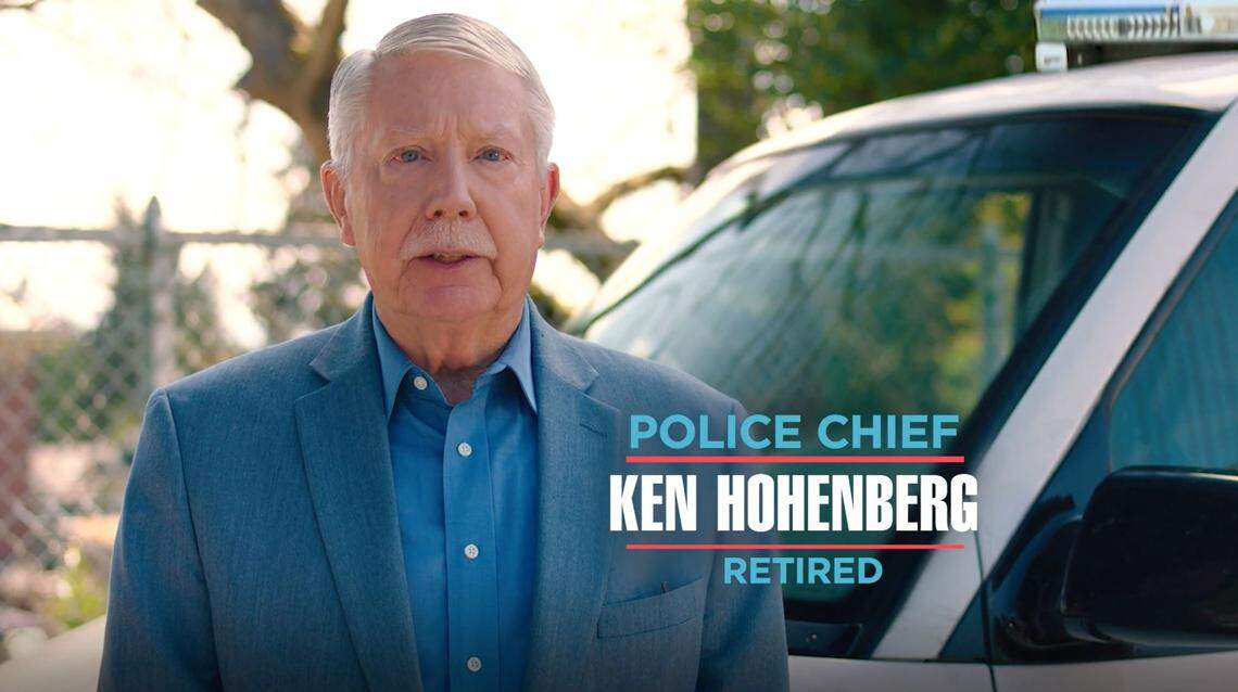 Retired Kennewick Police Chief Ken Hohenberg is featured on a new TV advertisement in support of Bob Ferguson’s campaign for Washington governor. It’s a race that has put public safety as the front-and-center issue this cycle.
