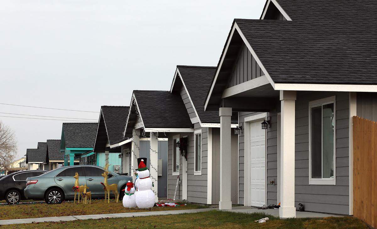 A Tri-County Habitat for Humanity project of seven homes was recently built on North Wehe Street in Pasco.