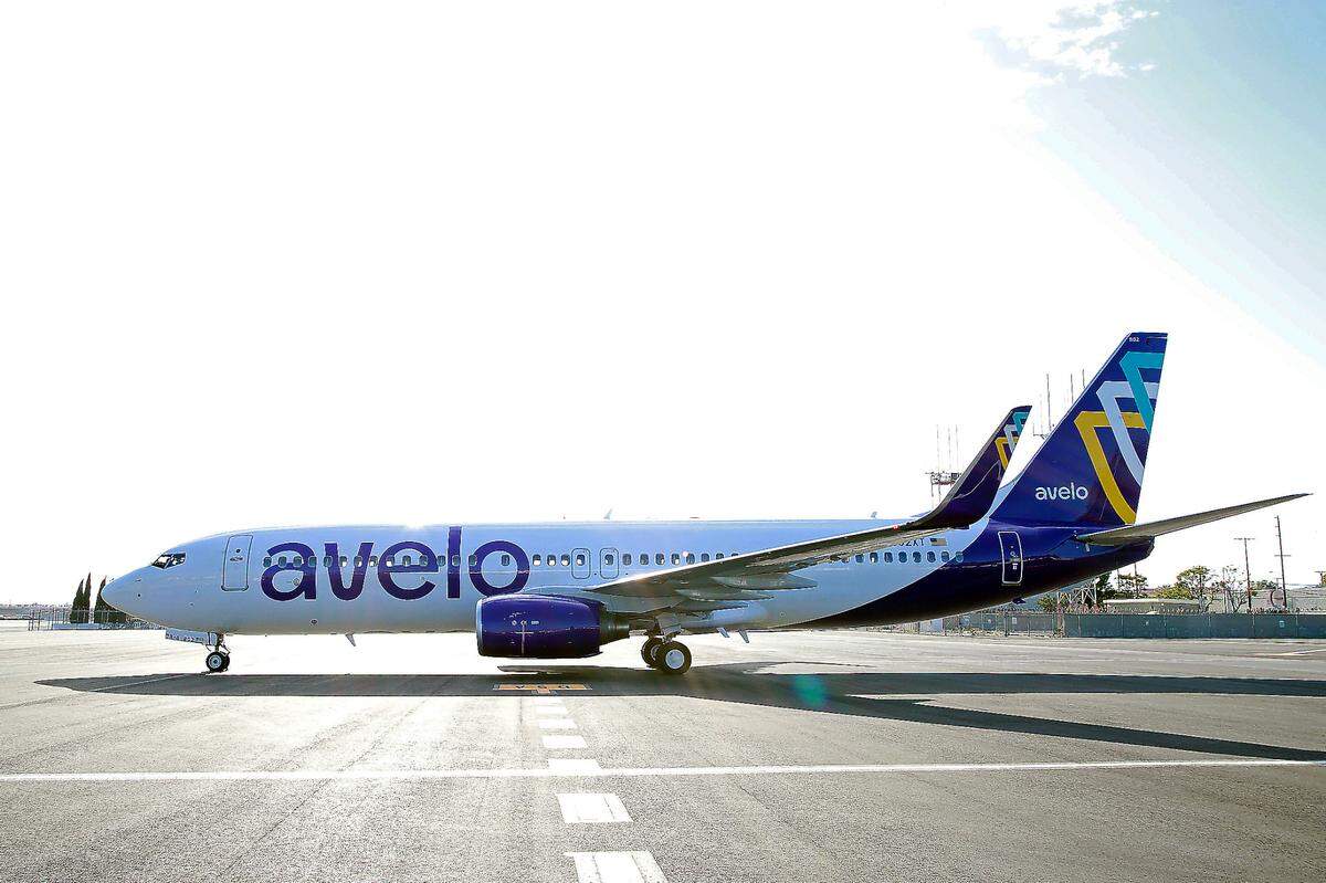 Avelo Air, seen here at the Hollywood Burbank Airport in California, will begin serving the Tri-Cities.
