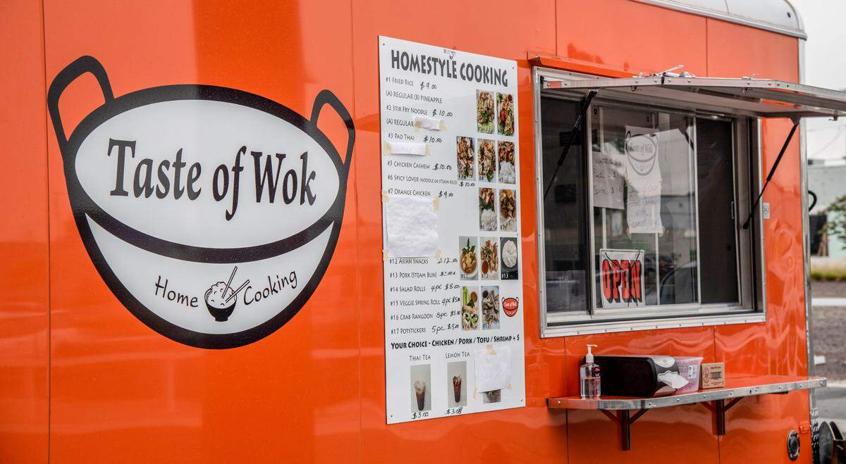 Taste of Wok is a new mobile eatery located in the Columbia Gardens Urban Wine & Artisan Village in Kennewick that offers Asian fare from 11 a.m. to 2 p.m. Tuesday through Friday.