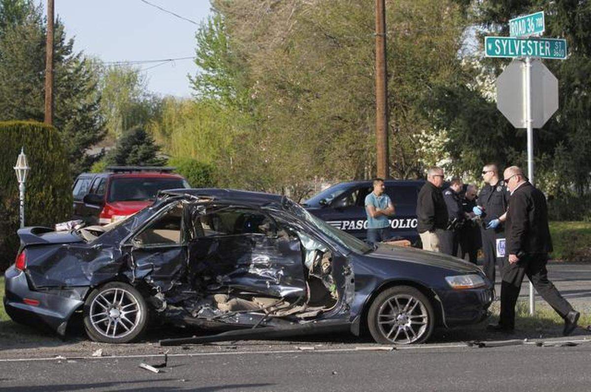 In April 2015, Pasco police investigate a fatal hit-and-run on West Sylvester Street and Road 36 that killed a Pasco father.