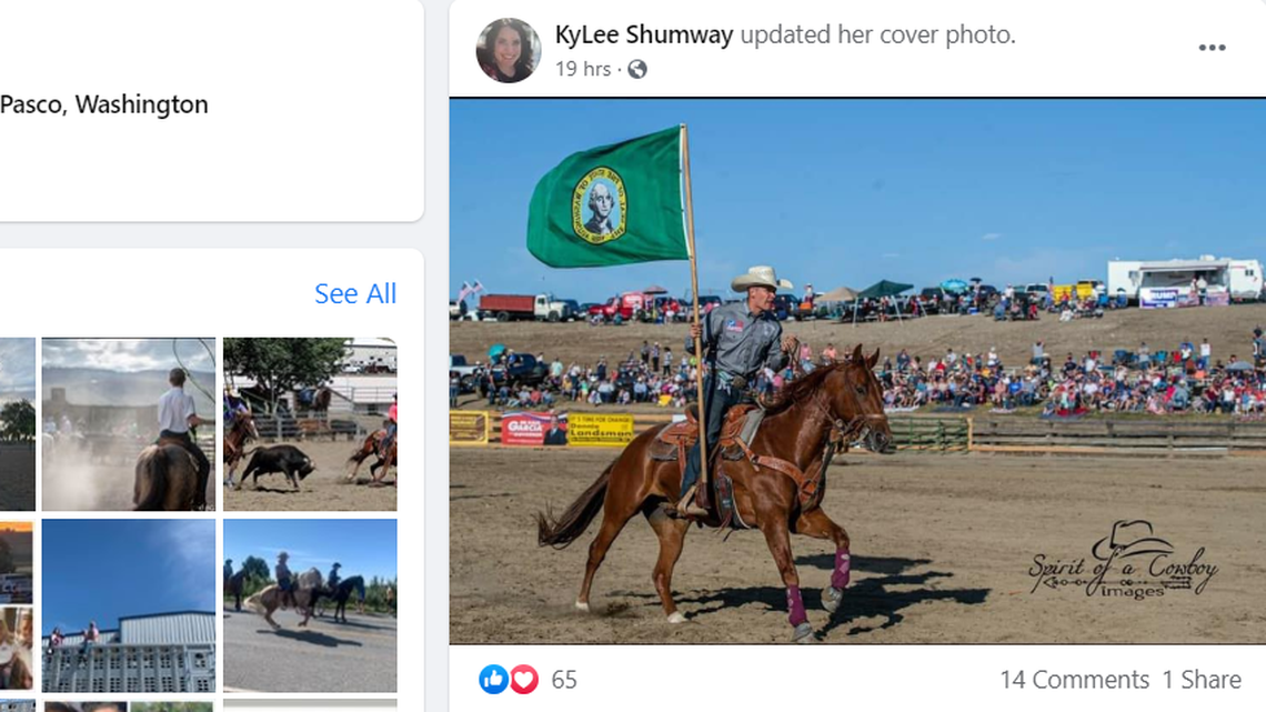KyLee Shumway was an organizer of the Basin City 4th of July Parade and Freedom Rodeo that drew hundreds of people to the small town north of Pasco for the two-day event.