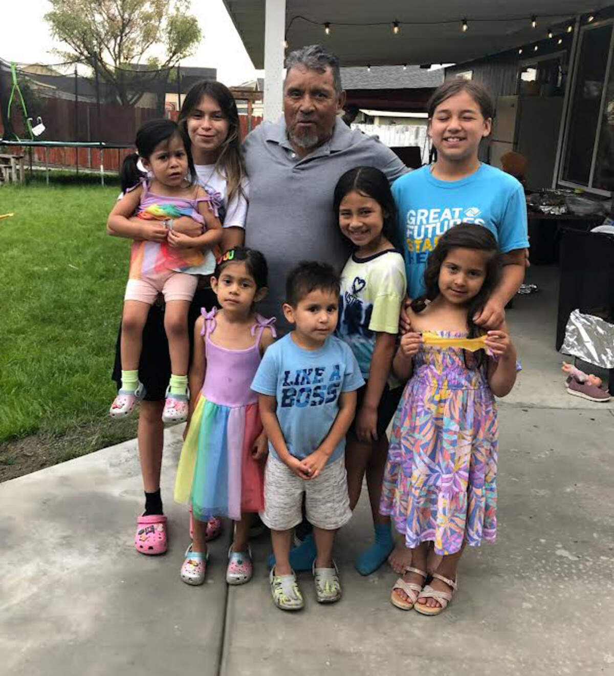 Nery Mateo had nine grandchildren, with one grandchild on the way.