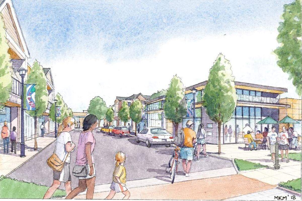 Their goal is to create a walkable neighborhood with retail and condo development, short blocks that easy walking, and plenty of parking to accommodate visitors and residents alike.