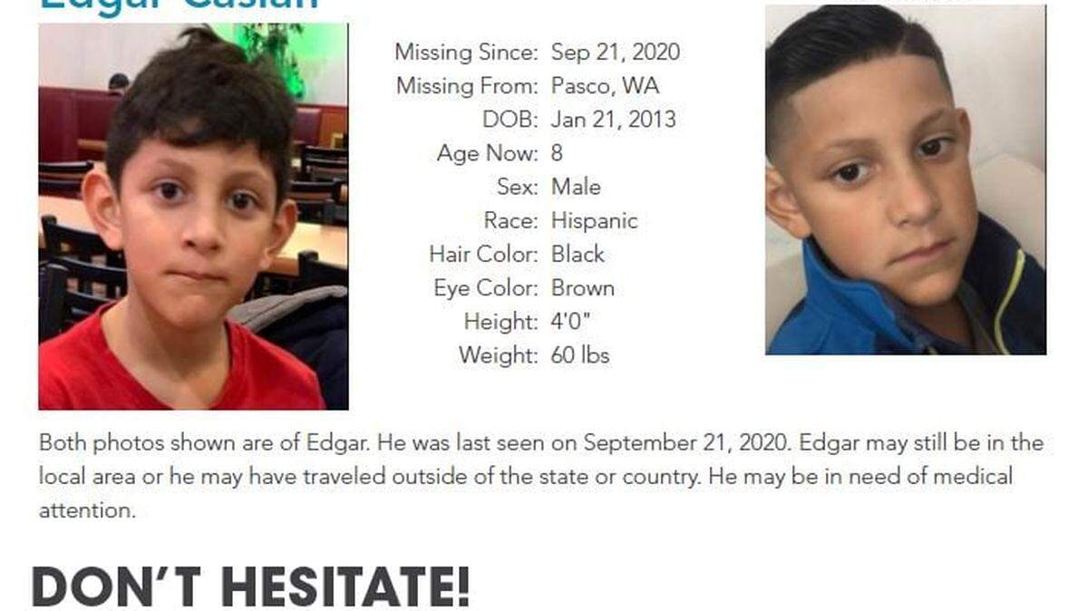 Pasco police are asking for help to find Edgar Casian. The last time he was seen by police was in September 2020.