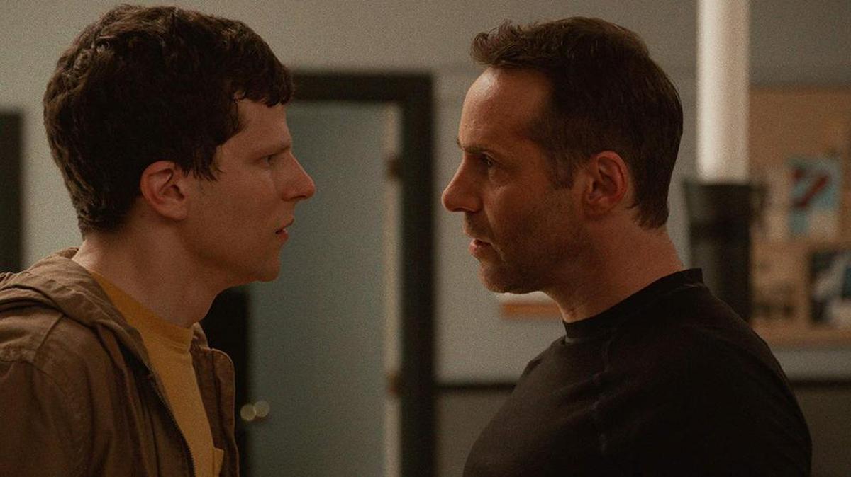 Alessandro Nivola, right, and Jesse Eisenberg in “The Art of Self-Defense.”