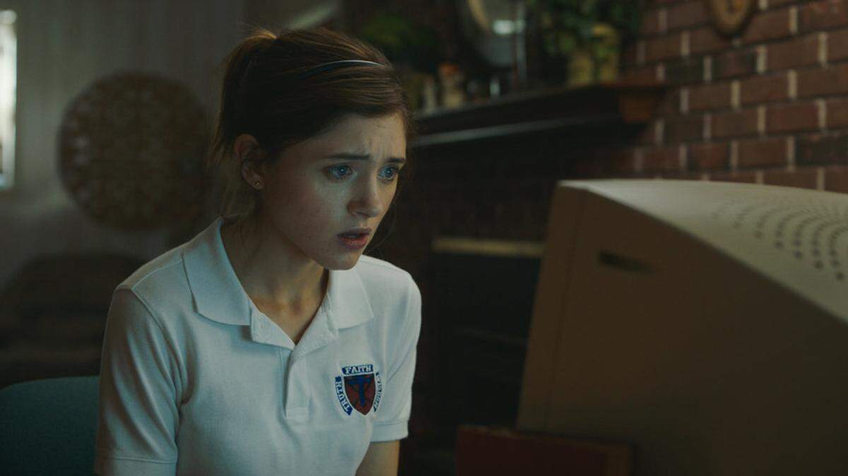 Natalia Dyer in “Yes, God, Yes.”