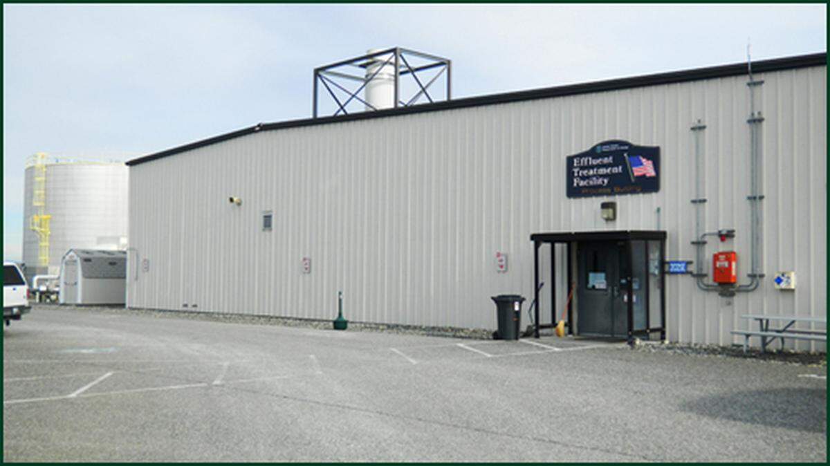 The Effluent Treatment Facility in central Hanford treats up to 28 million gallons of water each year.