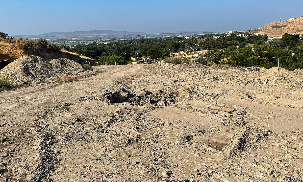 This housing construction site, at 1401 Kinney Way in Prosser, is where police and West Benton Fire Rescue responded on June 22 to rescue two trapped workers after a trench collapsed.