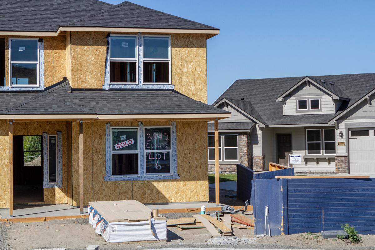 A new construction in West Richland is marked sold in December 2021. Homes in the Tri-Cities are now selling for a median price of $415,000 - a new all-time high, according to the Tri-City Association of Realtors.