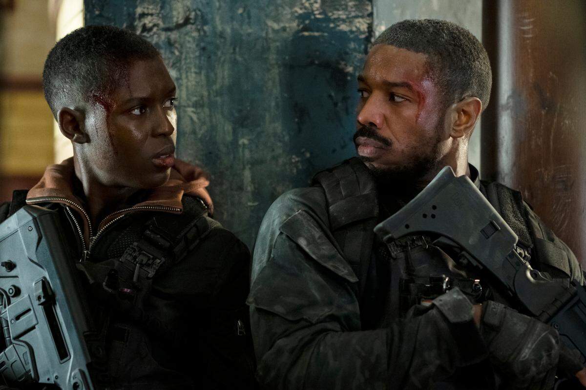 Jodie Turner-Smith and Michael B. Jordan star in “Without Remorse.”