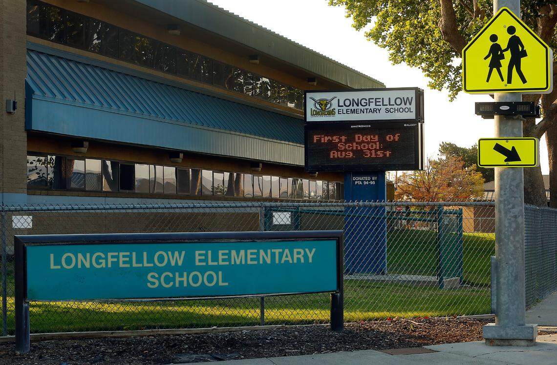 Longfellow Elementary School on North 10th Avenue in Pasco.