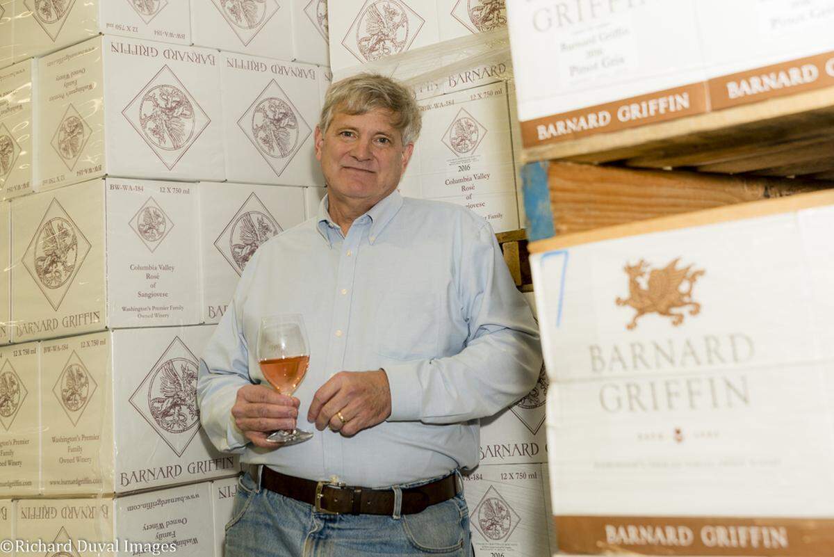 Rob Griffin began making wine in Washington state in 1977 at Preston Wine Cellars in Pasco.