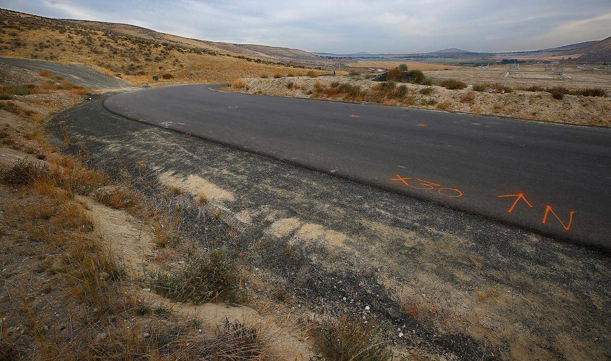 Crash scene Investigative paint marks the tire tracks near the shard bend in the road where the car carrying six teen girls left the paved East Homestead Road in rural Benton County and landed in a ravine killing two of them. Dennis Morris, Benton County coroner chief deputy, said Mally Bruckelmyer, 16, died before she could be taken to a hospital. and Carma Pekkala, 15, died at Kadlec Regional Medical Center in Richland.