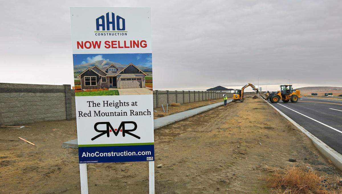 Construction of 105 new homes has started in Phase 1 of The Heights at Red Mountain Ranch housing development off Keene Road in West Richland. A total of 563 homes are planned for development.