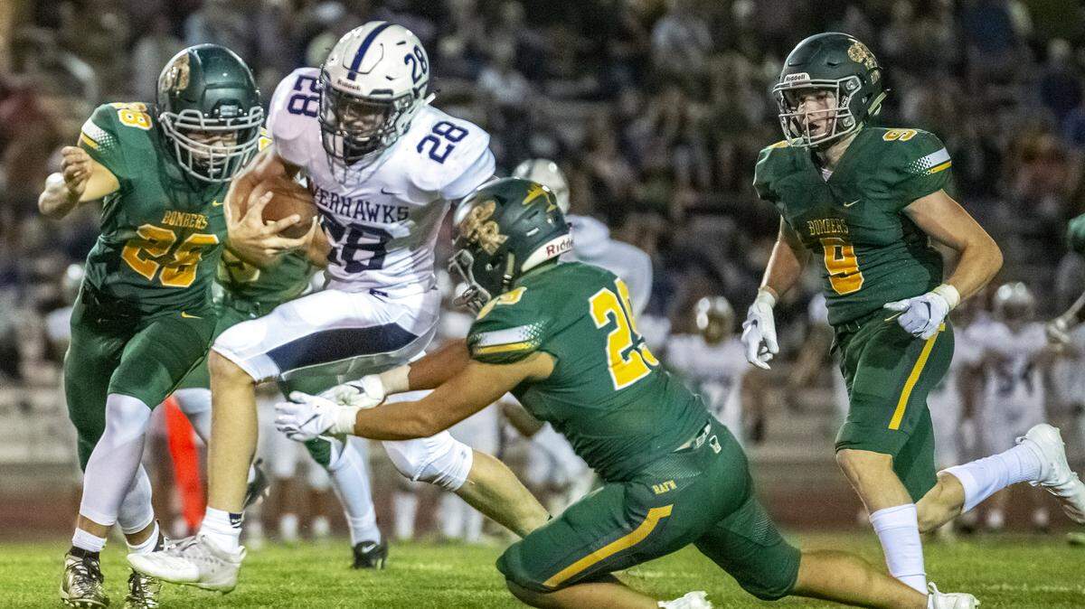 Chiawana’s running back Cameron Breier (28) has received an offer to play college football for the Air Force Academy.