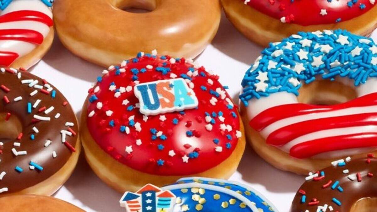 Patriotic donuts