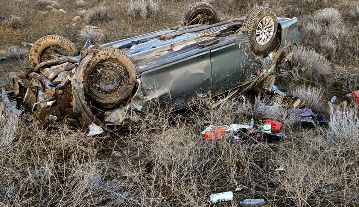 Benton County Fire District 1 crews responded Tuesday evening to a rollover crash on Interstate 82 in Kennewick.