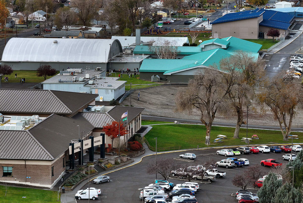 Columbia High School, Columbia Middle School and Columbia Elementary School campuses are next to each other on Maple Street in Burbank.