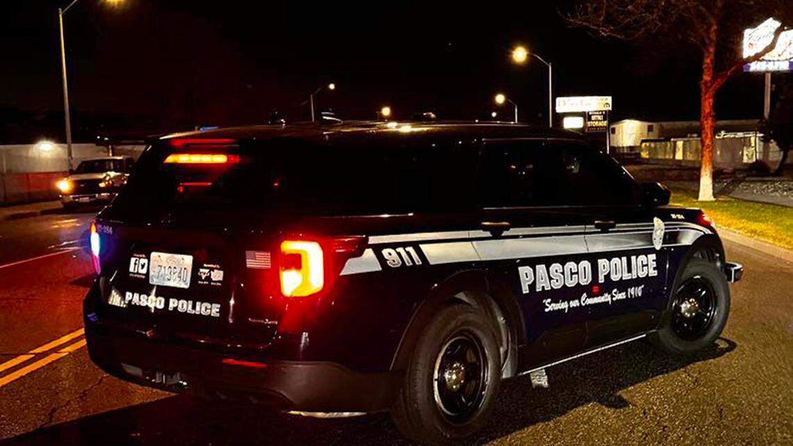 A Pasco Police Department patrol car.