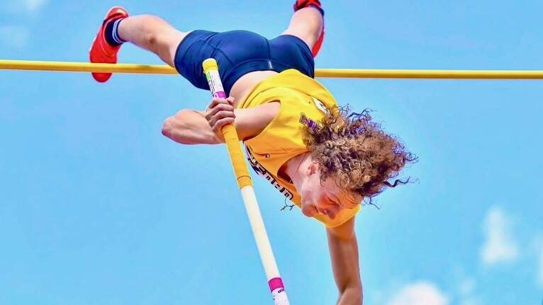 Tri-City pole vaulter is best ever WA high schooler. He can clear a 2-story house