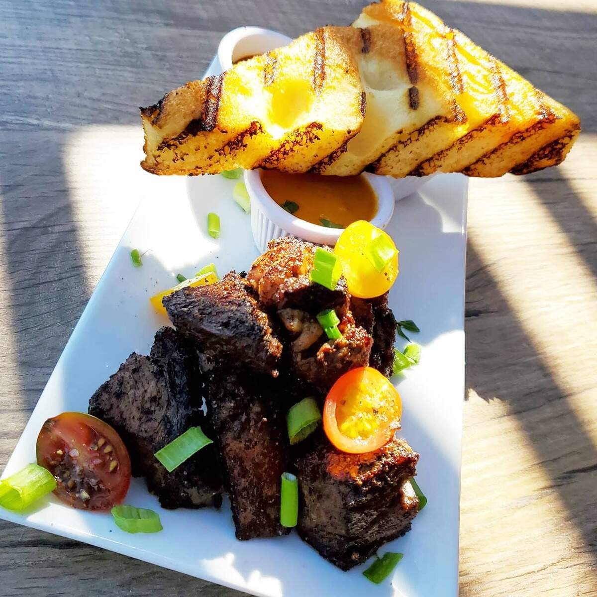 Steak bites are among offerings by Koko’s Bartini at 4309 W. 27th Place, Ste. 100 in Kennewick. Patio hours are from 4 to 10 p.m. Tuesday through Saturday.