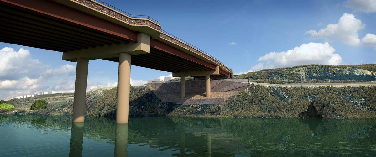 Construction of Richland’s $38 million Duportail Bridge project continues in 2019 toward a 2020 opening. The span will connect the heart of Richland to neighborhoods west and south of the Yakima River, including the Queensgate district.