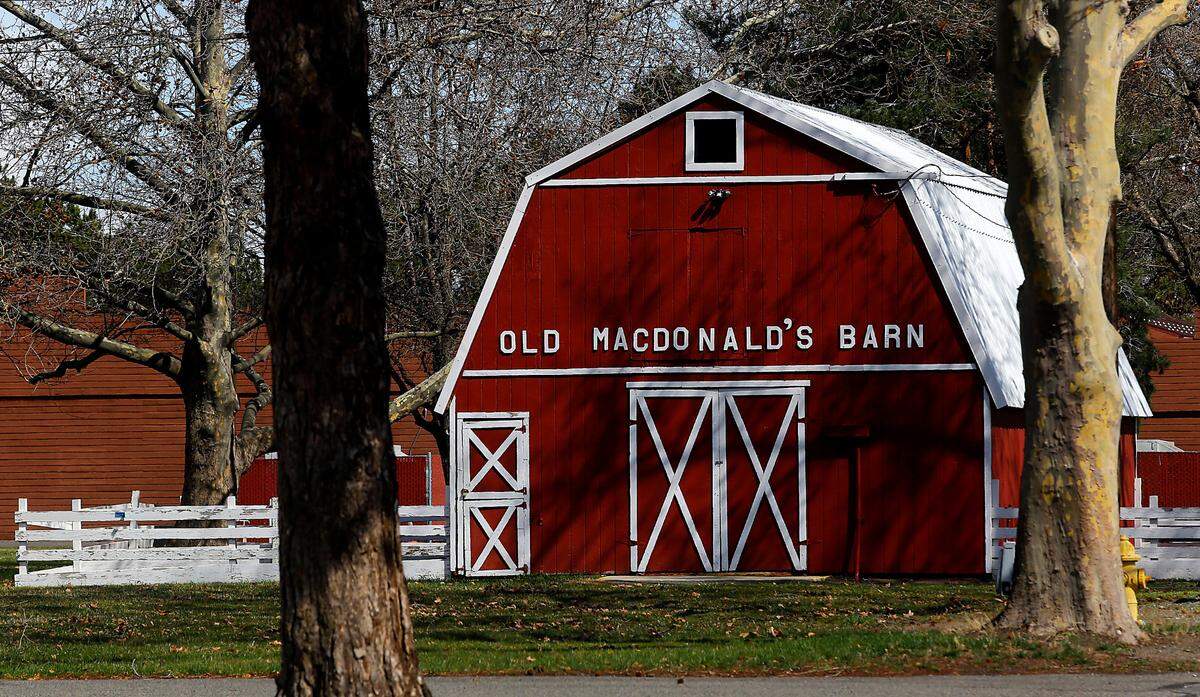 The Old MacDonald’s Barn at the Benton County Fairgrounds in Kennewick.