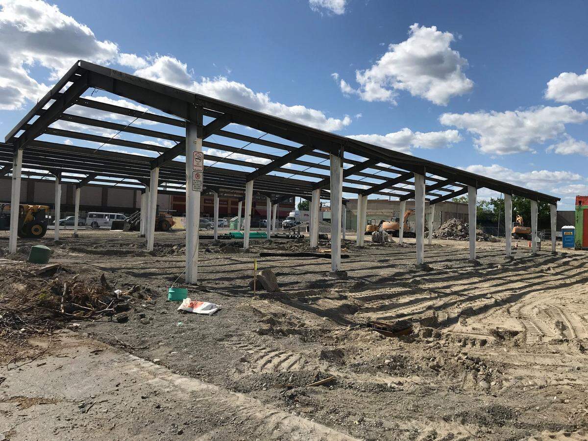 The Pasco Farmers Market Pavilion and downtown Peanuts Park renovation that will be done this fall includes new covers and structures for the market and modernized and upgraded infrastructure to better accommodate food trucks and events.