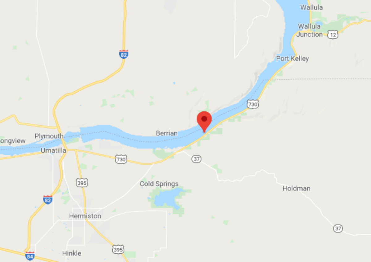 A tugboat sank on the Columbia River about 10 miles upriver of McNary Dam during the Sunday windstorm.