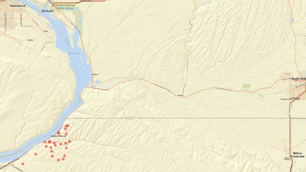 The Lake Wallula fire has burned through about 20,000 acres of land and forced Washington officials to close the Wallula Junction south of the Tri-Cities.