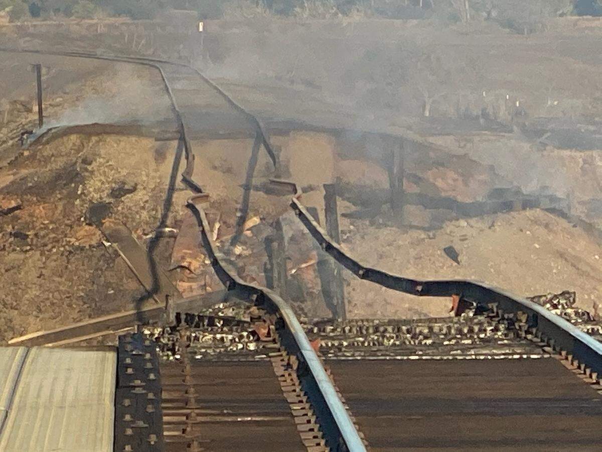 The fierce wildfire in September consumed the 100-year-old trestle spanning the Yakima River.