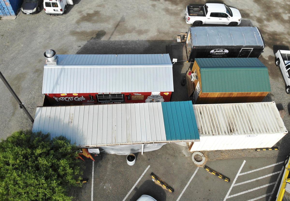 The footprint for the new El Fat Cat Grill location on North Edison Street in Kennewick is more than double the size of their original trailer.