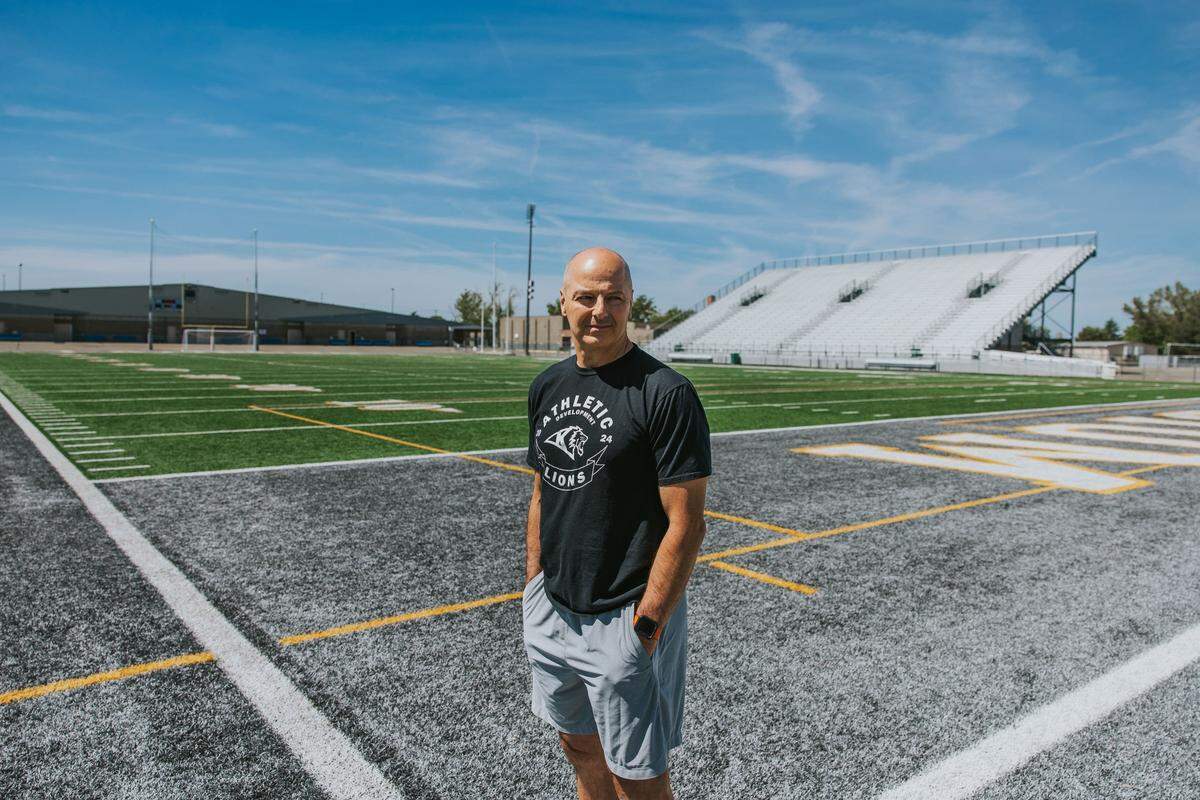 Randy Affholter took over coaching the Kennewick High School football program in 2019.