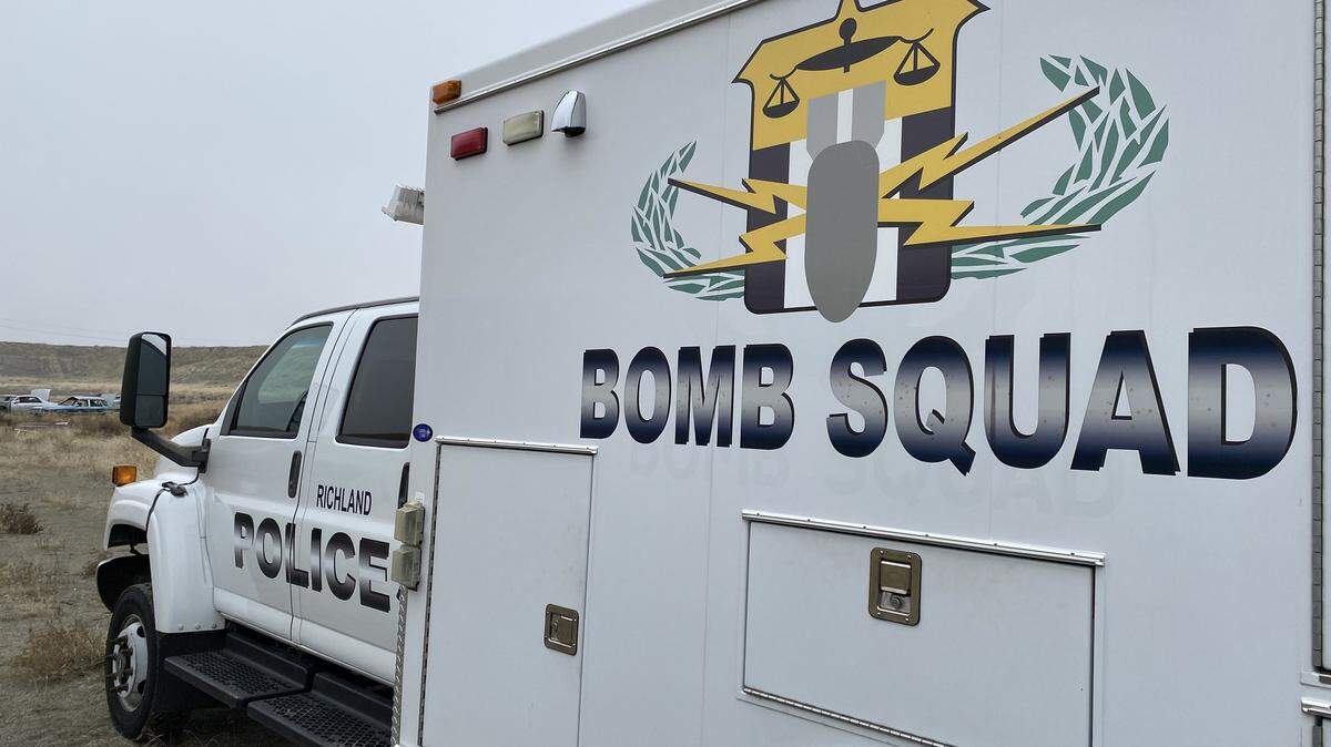 Richland Police responded to a call about a possible grenade found at a home on Saturday.