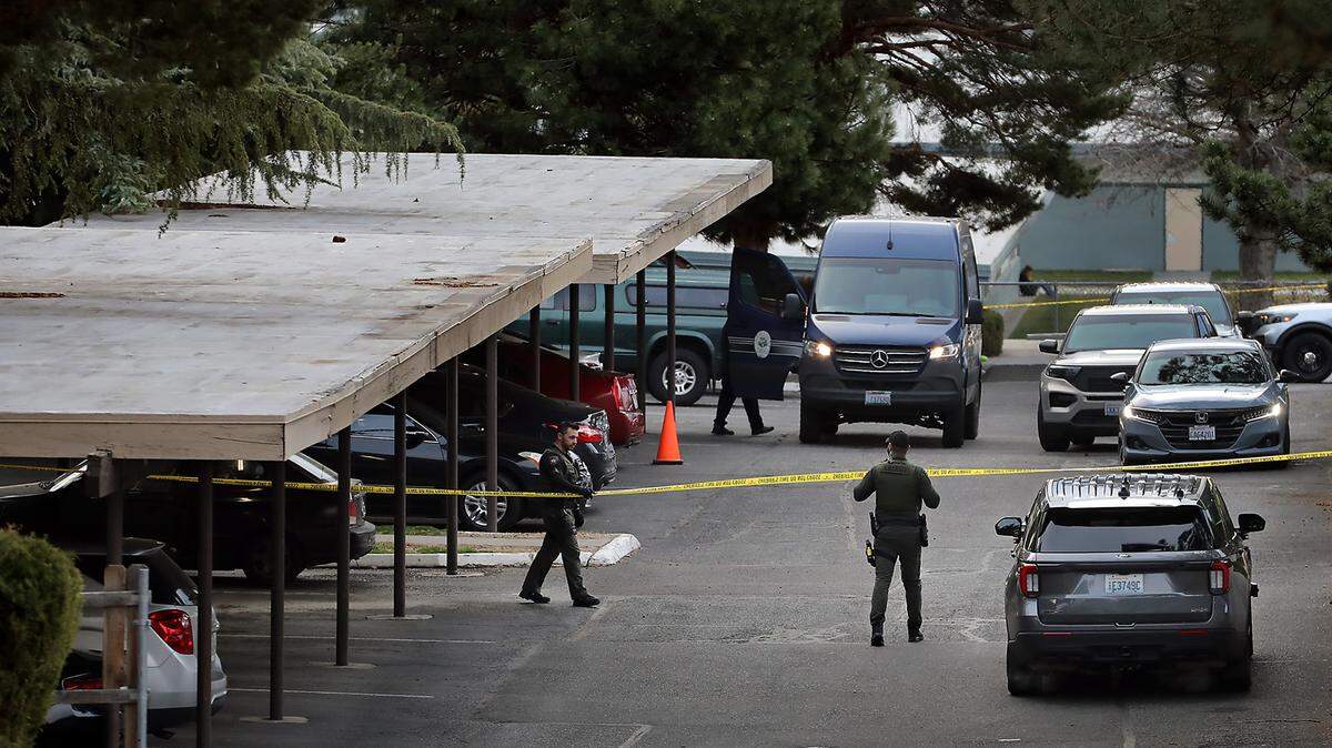 Police respond to a crime in Kennewick in this May file photo.