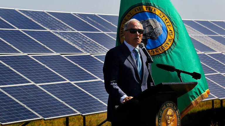 Does WA Gov. Jay Inslee really plan to move to Idaho when he leaves office in January?